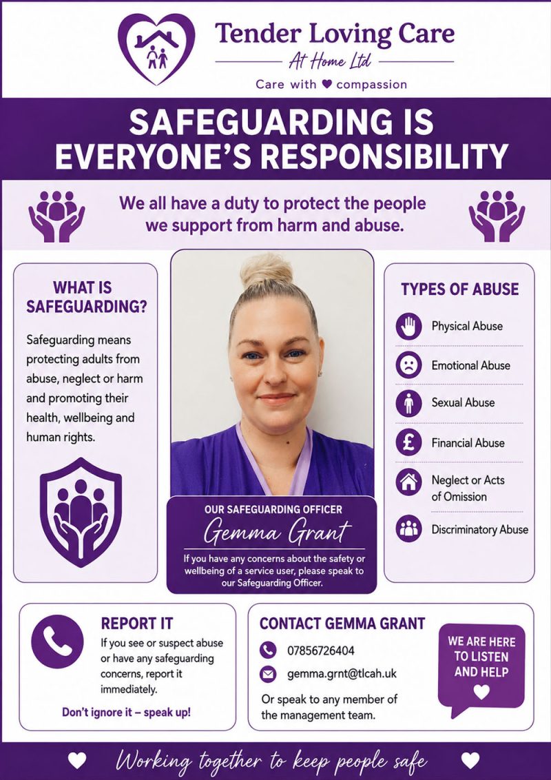 Safeguarding poster Gemma